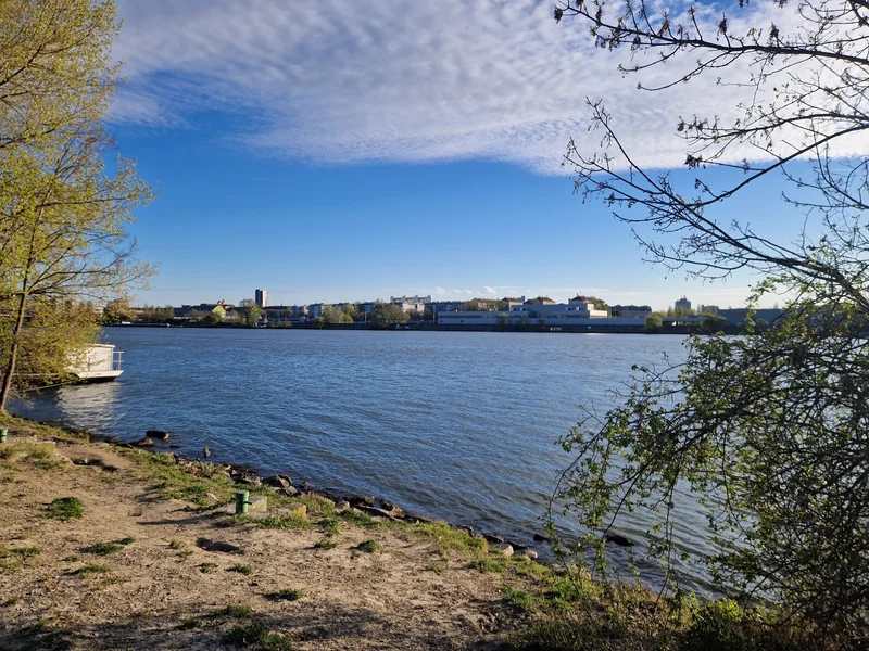 Hundeauslaufplatz Donauinsel Nord (MA45) im 21. Floridsdorf – Eingang (Foto 4)